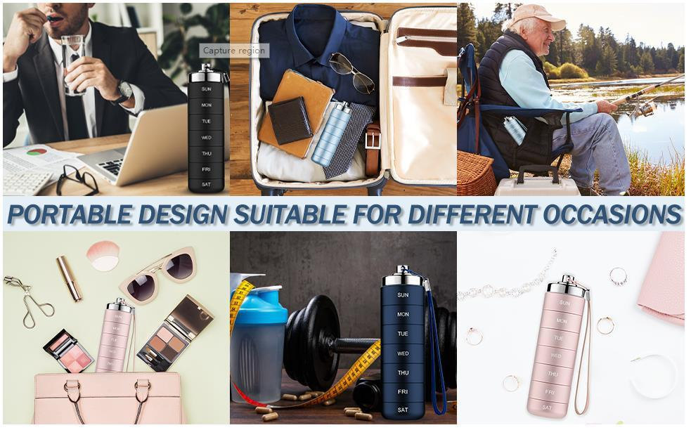 🚀 LIMITED OFFER 50% OFF – Shop Now! 🧳💊Metal Travel Pill Organizer